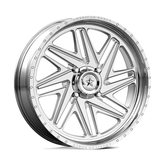 American Force Powersports AFW CARVER UTV 4x137 22x7 +0 Polished