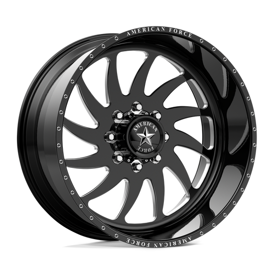 American Force AFW SPIRIT SS 8x170 20x9 +0 Black Milled