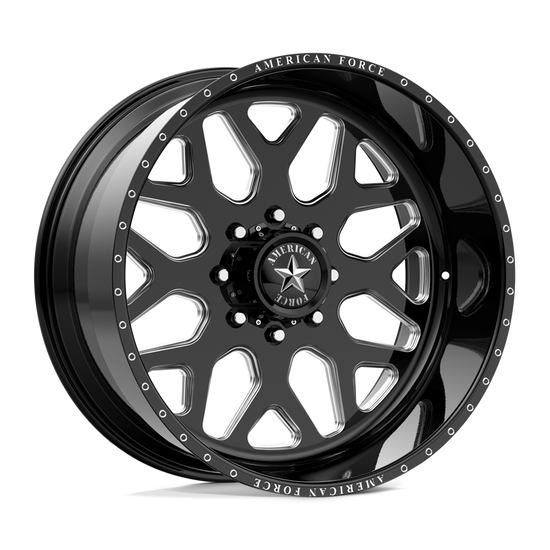 American Force AFW FLUX SS 8x170 20x10 -25 Black