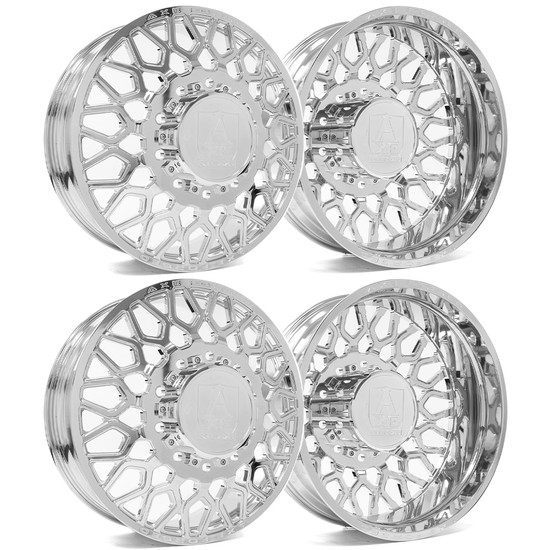AXE WHEELS AF15 Dually 10x285.75 26x8.25 Fully Polished