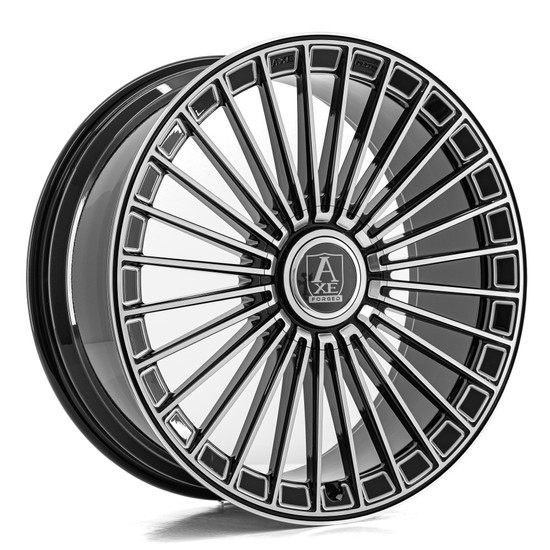 AXE WHEELS FF4-Forged 6x139 26x10 +30 Black And Polished Face