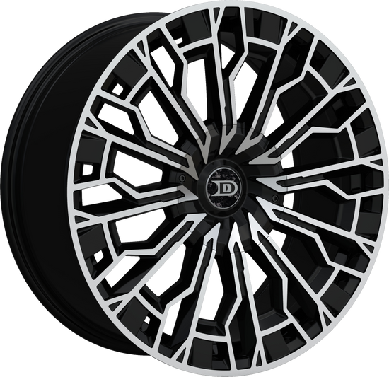 DRASTIC DS11 5x114.3 / 5x120 20x8.5 +35 Black Machined