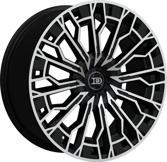DRASTIC DS11 5x112 / 5x114.3 20x8.5 +35 Black Machined