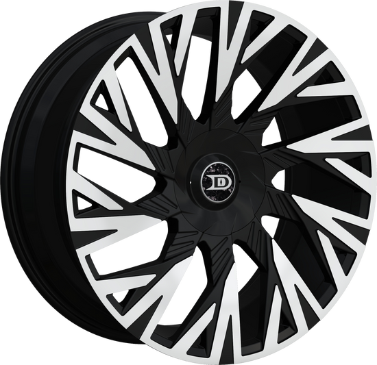 DRASTIC DS13 5x114.3 / 5x120 20x8.5 +35 Black Machined