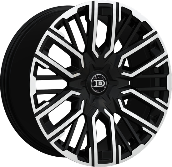 DRASTIC DS14 5x114.3 / 5x120 20x8.5 +35 Black Machined