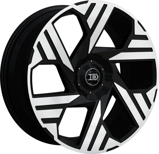 DRASTIC DS8 5x114.3 / 5x120 20x8.5 +35 Black Machined