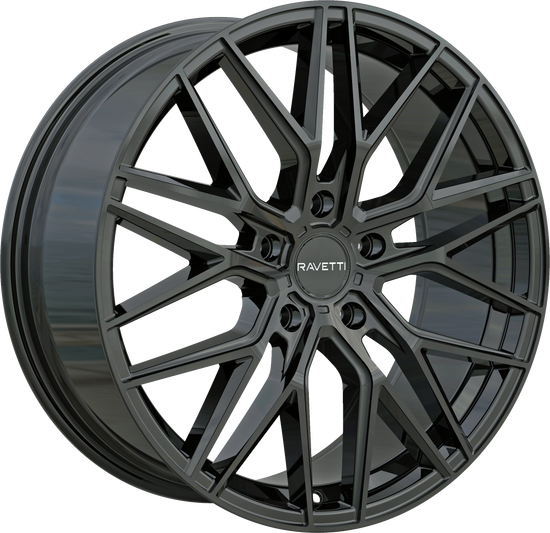 RAVETTI M16 5x120 20x9 +20 Gloss Black