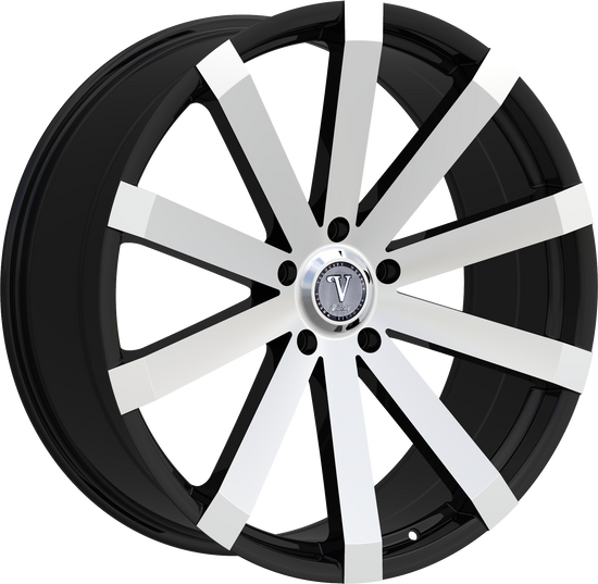 VELOCITY 12 6x139.7 24x9.5 +25 Black Machined
