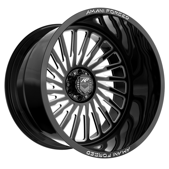 Amani Cultura-R blank 6x 22x12 -44 Gloss Black & Milled