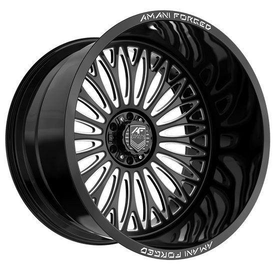 Amani Napoliano pocketed blank 8x 24x14 -76 Gloss Black & Milled