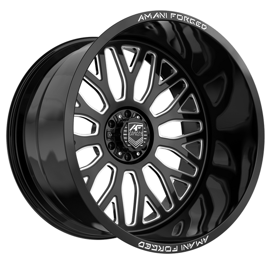 Amani Sorleno pocketed blank 8x 24x12 -44 Gloss Black & Milled