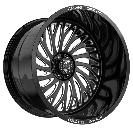 Amani Vamos-L blank 8x 24x12 -44 Gloss Black & Milled