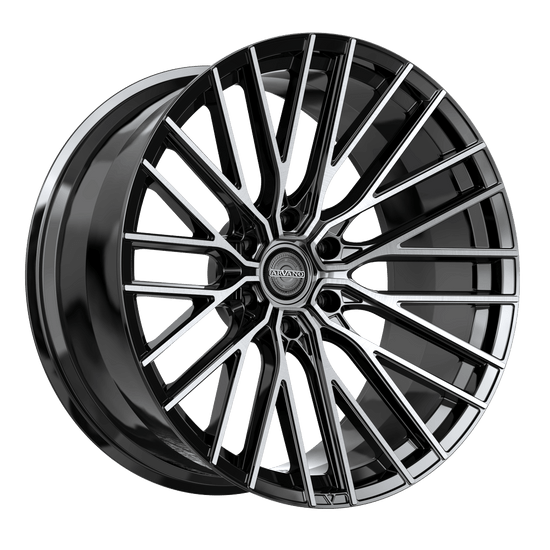 Arvano ART-1 6x135 20x9 +12 Gloss Black & Brushed Double Dark Tint