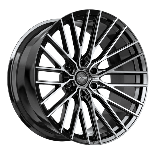 Arvano ART-1 6x139.7 20x10 -12 Gloss Black & Brushed Double Dark Tint