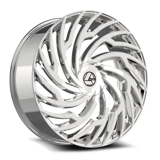 Azara AZA-536 blank 5x/6x 22x9.5 +15 Nano Chrome