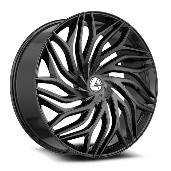 Azara AZA-537 blank 5x/6x 22x9.5 +15 Gloss Black