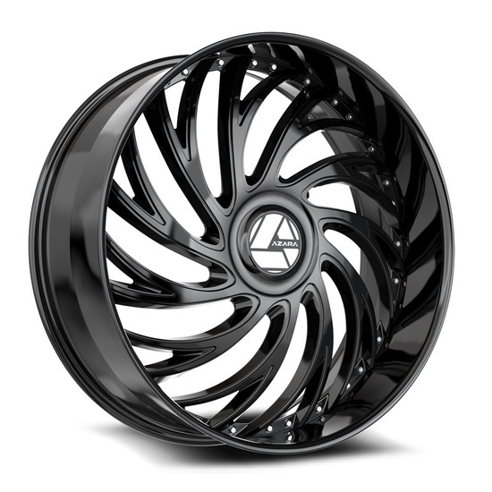 Azara AZX-101 blank 5x 24x9 +15 Gloss Black