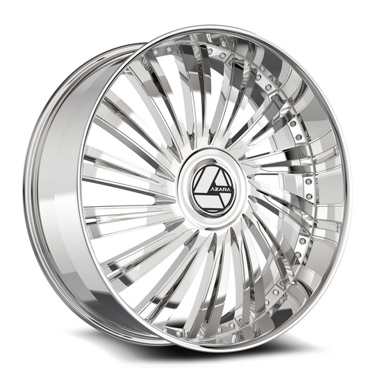 Azara AZX-102 blank 5x/6x 28x9.5 +15 Chrome