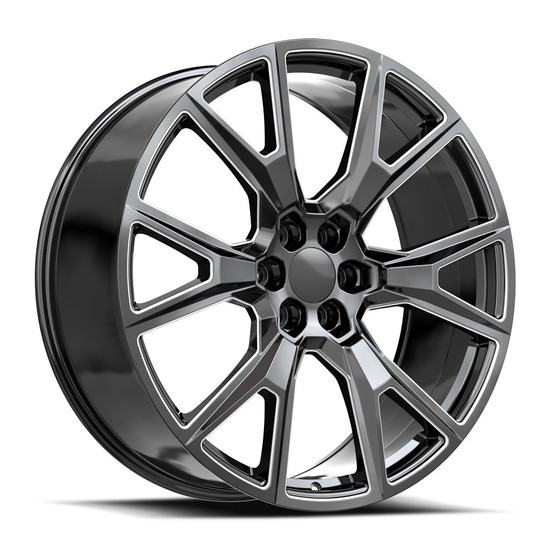 O.E. Revolution C-19 6x139.7 24x10 +30 Gloss Black & Milled