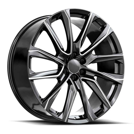 O.E. Revolution CAD-34 6x139.7 24x10 +31 Gloss Black & Milled