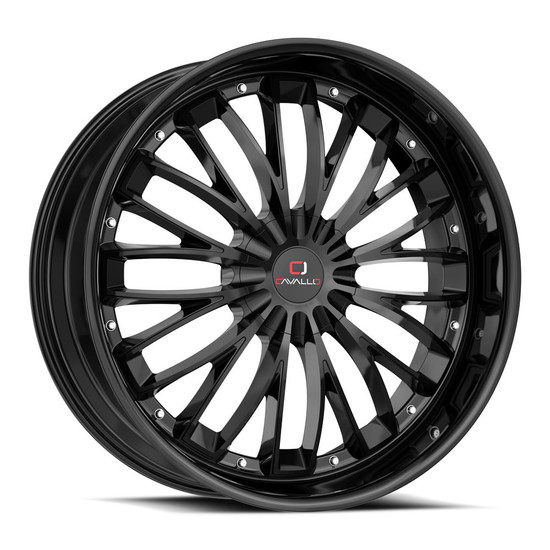 Cavallo CLV-42 5x112 / 5x114.3 20x8.5 +35 Gloss Black