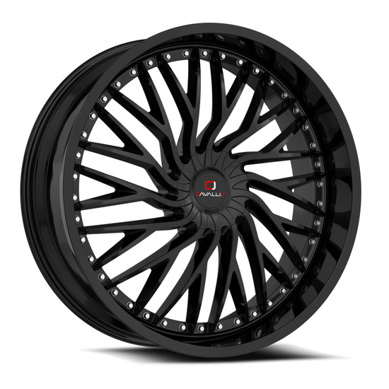 Cavallo CLV-43 blank 5x/6x 26x9.5 +18 Gloss Black