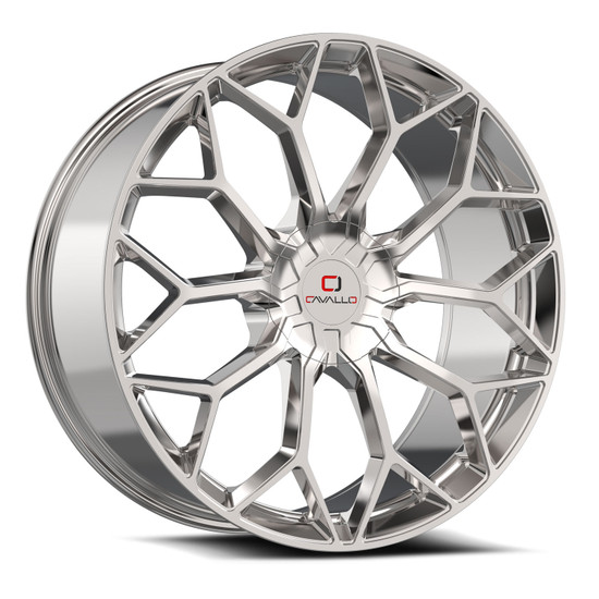 Cavallo CLV-44 blank 5x/6x 22x9.5 +18 Nano Chrome