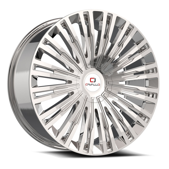 Cavallo CLV-48 blank 5x/6x 22x9.5 +15 Nano Chrome