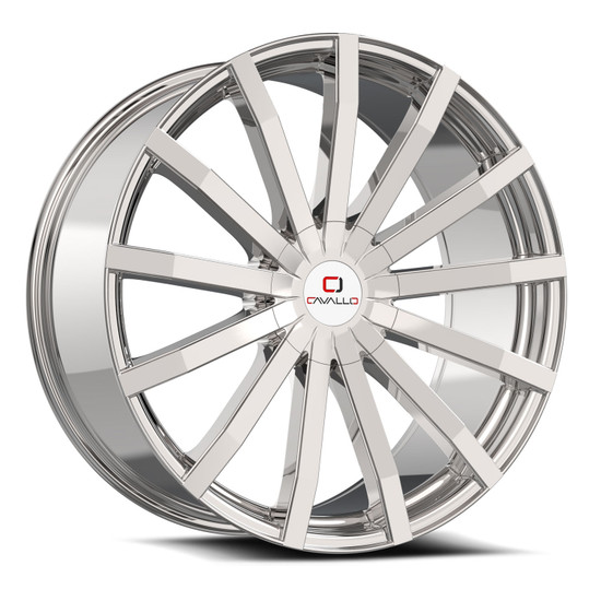 Cavallo CLV-52 blank 5x/6x 22x9.5 +18 Nano Chrome