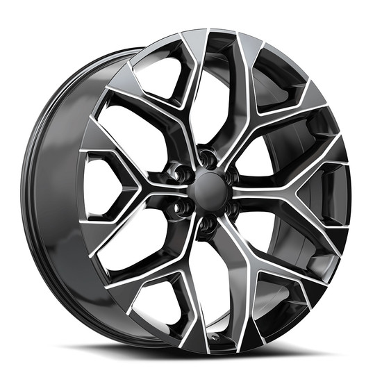 O.E. Revolution G-09 6x139.7 24x10 +24 Gloss Black & Milled
