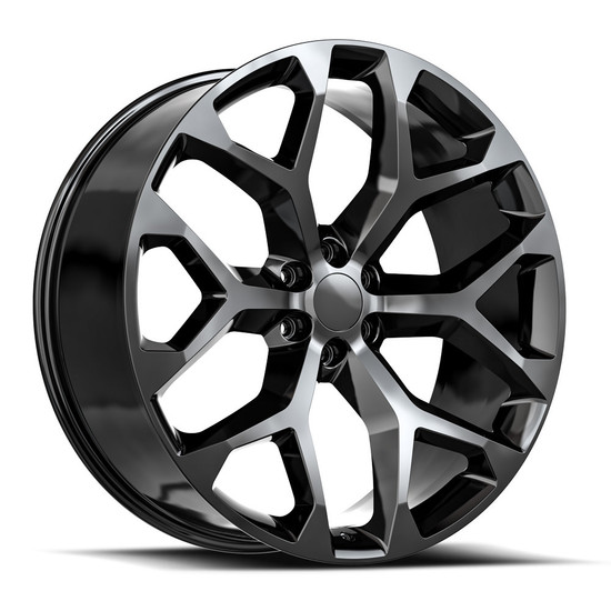 O.E. Revolution G-09 blank 6x 24x10 +24 Gloss Black