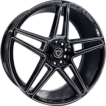 MARQUEE WHEELS M3767W 114.3 19x9.5 +38 Black / Milline767w