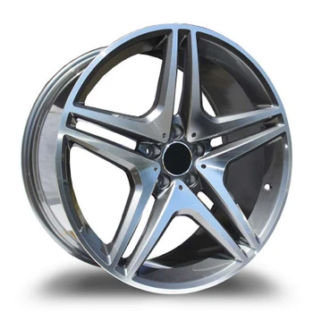 REPLICA WHEELS R5055 5x112 20x9.5 +38 Grey / Machined