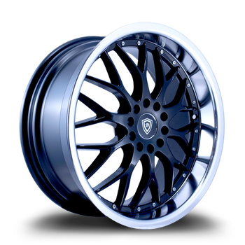 WHITE DIAMOND W503 10x108 18x8 +35 Gloss Black/machine Lip