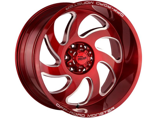 Off Road Monster M07 6x139.7 / n/a 22x12 NEG 44MM Candy Red