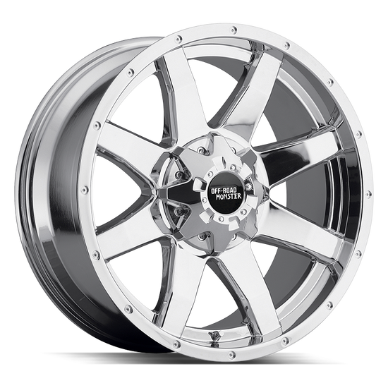 Off Road Monster M25 5x127 / n/a 20x10 NEG 19MM Chrome