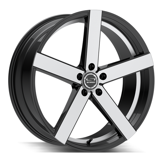 Strada SPARK 5x108 / n/a 20x8.5 35MM Gloss Black Machined