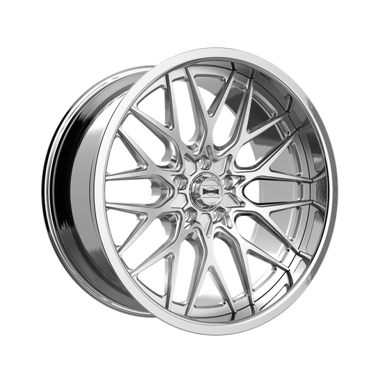 RIDLER 681 681 BRUSHED WITH POLISHED LIP 22x9 -127 0mm 83.82mm