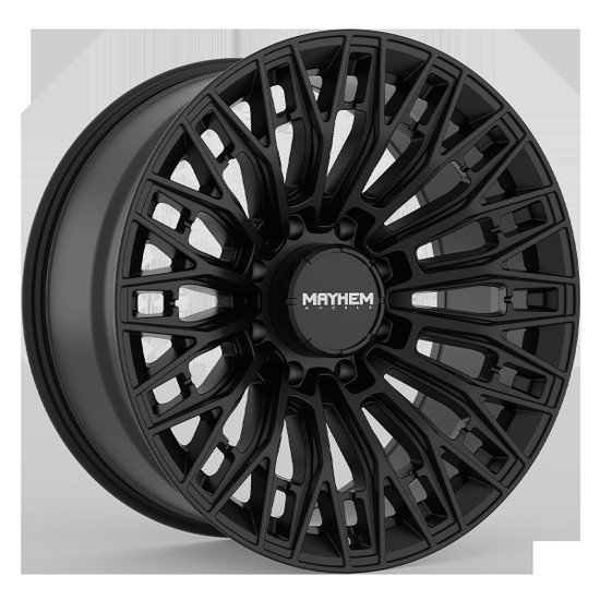 MAYHEM CYCLONE 8121 GLOSS BLACK 20x9 -180 18mm 124.1mm