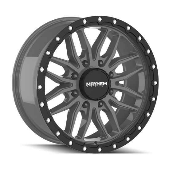 MAYHEM VECTOR 8310 MATTE GUNMETAL BLACK LIP 20x9 -170 18mm 125.2mm