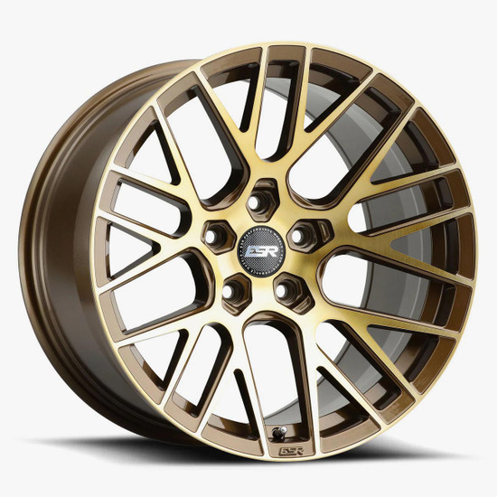 ESR Wheels RF11 5x120 19x8.5 +30 Gloss Brushed Bronze