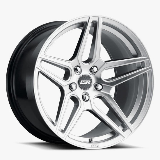 ESR Wheels RF15 5x114.3 19x9.5 +35 Brushed Hyper Silver