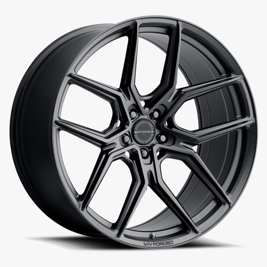 MV Forged MVF5 blank 20x10 BLANK Satin Black