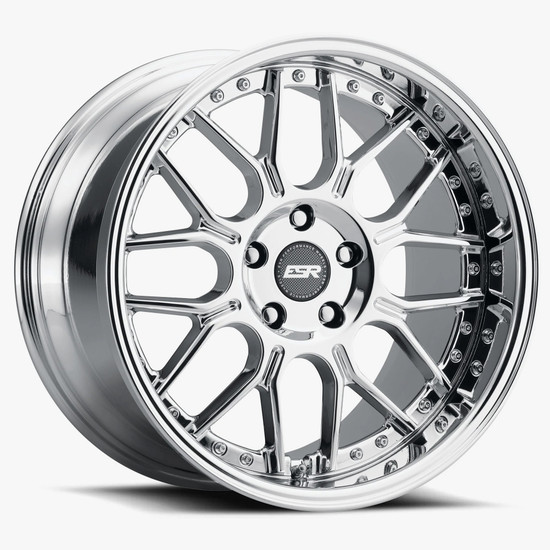 ESR Wheels CS18 5x114.3 19x8.5 +35 Vacuum Chrome