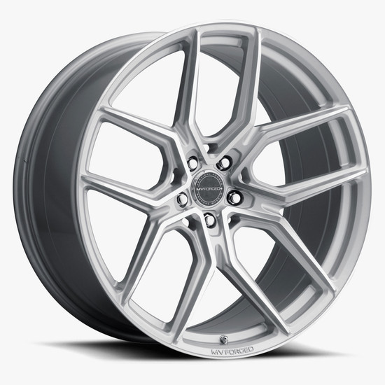 MV Forged MVF5 5x120 20x12 +48 Diamond Silver