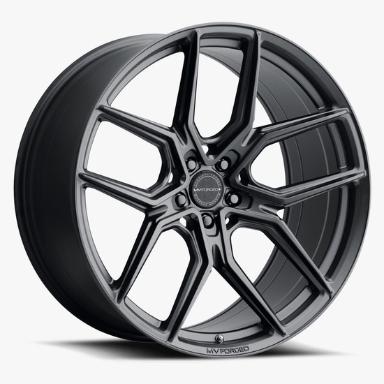 MV Forged MVF5 5x120 22x9.5 +25 Satin Black