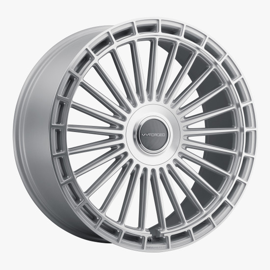 MV Forged MVF40 5x130 24x10 +15 Diamond Silver