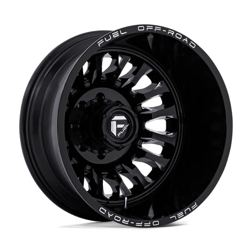 Fuel 1PC ARC DUALLY 8x165.1 20x8.25 -246 Gloss Black Milled