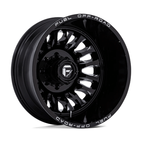 Fuel 1PC ARC DUALLY 8x200 20x8.25 -201 Gloss Black Milled