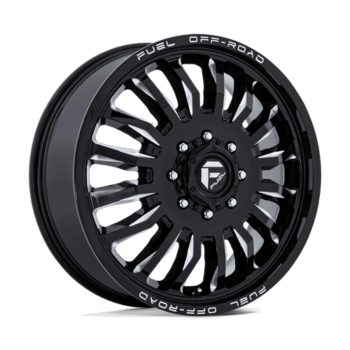 Fuel 1PC ARC DUALLY 8x170 22x8.25 +104 Gloss Black Milled